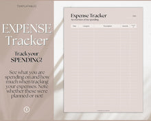 Load image into Gallery viewer, Savings Tracker BUNDLE | Income, Expenses, Savings & Bill Tracker Printables, Personal Finance Planner Binder | Lux