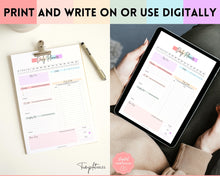 Load image into Gallery viewer, ADHD Daily Planner for Adults - Made for Neurodivergent Brains | Pastel