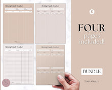 Load image into Gallery viewer, Sinking Funds Tracker BUNDLE | Printable Savings, Budget & Finance Trackers | Lux