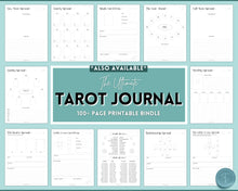 Load image into Gallery viewer, Tarot Cheat Sheet Printable |  Learn Tarot Card Readings for Beginners, Tarot Spreads, Upright & Reverse meanings | Multicolor