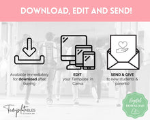 Load image into Gallery viewer, Meet the Teacher Template | Editable Introduction letter for Teachers | Blue