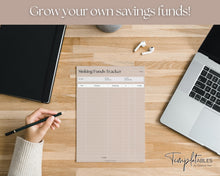 Load image into Gallery viewer, Sinking Funds Tracker BUNDLE | Printable Savings, Budget & Finance Trackers | Lux