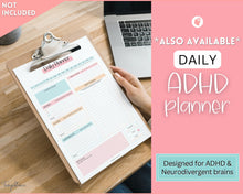 Load image into Gallery viewer, ADHD Symptom Tracker, Behavior & Hygiene Tracker BUNDLE | Colorful Sky