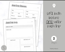 Load image into Gallery viewer, Field Trip Planner BUNDLE - Printable Field Trip Log | Classroom & Field Trip Journal | Mono