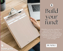 Load image into Gallery viewer, Sinking Funds Tracker BUNDLE | Printable Savings, Budget & Finance Trackers | Lux