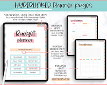 Load image into Gallery viewer, Biweekly Paycheck Budget Planner | DIGITAL GoodNotes Budget by Paycheck Planner | Zero Based Finance | Colorful Sky