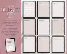 Load image into Gallery viewer, UNDATED Digital Budget Planner for GoodNotes | Digital iPad Finance Planner | Lux