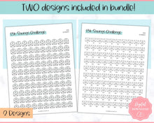 Load image into Gallery viewer, 5k Envelope Challenge, 5000 Savings Tracker Printable, 100 Envelopes Save, Budget Cash Envelope, 100 day challenge, Money Saving Finance | Colorful Sky
