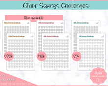 Load image into Gallery viewer, 5k Envelope Challenge, 5000 Savings Tracker Printable, 100 Envelopes Save, Budget Cash Envelope, 100 day challenge, Money Saving Finance | Colorful Sky