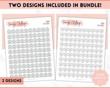 Load image into Gallery viewer, 5k Envelope Challenge, 5000 Savings Tracker Printable, 100 Envelopes Save, Budget Cash Envelope, 100 day challenge, Money Saving Finance | Pink Scrawl