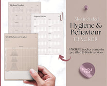 Load image into Gallery viewer, ADHD Symptom Tracker, Behavior & Hygiene Tracker BUNDLE | Lux