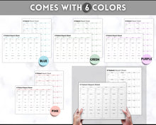 Load image into Gallery viewer, 6 Patient Nurse Report Sheet to Organize your Shifts | Nurse Brain Sheet, ICU Nurse Report Patient Assessment Template | Mono