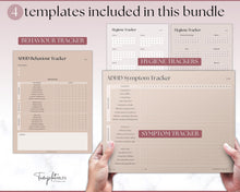 Load image into Gallery viewer, ADHD Symptom Tracker, Behavior & Hygiene Tracker BUNDLE | Lux