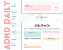 Load image into Gallery viewer, ADHD Daily Planner for Adults - Made for Neurodivergent Brains | Colorful Sky