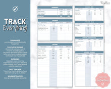 Load image into Gallery viewer, Budget by Paycheck Google Sheets Spreadsheet | Biweekly Zero Based Budget Tracker | Blue