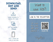 Load image into Gallery viewer, AIRBNB Instagram Templates | Editable Social Media Posts on Canva | Lovelo Navy