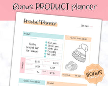 Load image into Gallery viewer, Packaging Planner Template Printable | Digital Small Business Product Planner | Colorful Sky