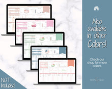 Load image into Gallery viewer, Budget by Paycheck Google Sheets Spreadsheet | Biweekly Zero Based Budget Tracker | Blue