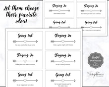 Load image into Gallery viewer, Couples Date Night Idea Cards | 100+ Printable Card Game Gift for Valentines, Birthdays & Anniversaries | Mono