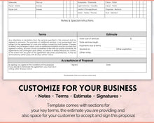 Load image into Gallery viewer, Cleaning Proposal & Commerical Cleaning Estimate Template | Editable Commercial Cleaning Services Template