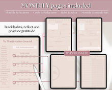 Load image into Gallery viewer, Digital Manifestation & Affirmation Journal | GoodNotes Law of Attraction, Vision Board & Mindfulness Planner | Lux
