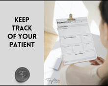 Load image into Gallery viewer, Patient History Sheet for Nursing School | Medical History Printable Report Sheet for Medical Students | Mono