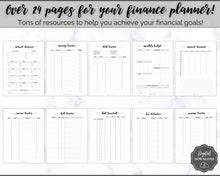 Load image into Gallery viewer, Finance Planner BUNDLE | Printable Budget Planner Templates & Spending, Expenses & Savings Trackers | Swash
