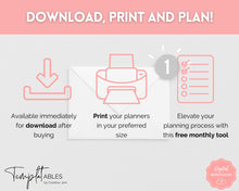 Load image into Gallery viewer, FREE - Gratitude Planner Printable | Daily Gratitude Journal | Pink Watercolor