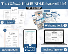 Load image into Gallery viewer, AIRBNB Instagram Templates | Editable Social Media Posts on Canva | Lovelo Navy