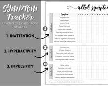 Load image into Gallery viewer, ADHD Symptom Tracker, Behavior & Hygiene Tracker BUNDLE | Swash