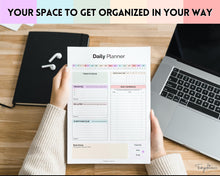 Load image into Gallery viewer, ADHD Daily Planner for Adults - Made for Neurodivergent Brains | Rainbow
