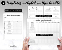 Load image into Gallery viewer, ADHD Symptom Tracker, Behavior & Hygiene Tracker BUNDLE | Swash