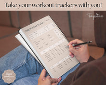 Load image into Gallery viewer, Workout Tracker BUNDLE | Fitness, Exercise & Weight loss Planner | Lux
