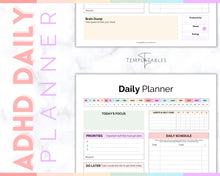 Load image into Gallery viewer, ADHD Daily Planner for Adults - Made for Neurodivergent Brains | Rainbow