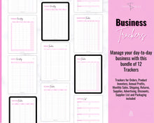 Load image into Gallery viewer, Small Business Planner Printable BUNDLE | Ultimate Business Tracker for Entrepreneur & Business Owners | Brit Pink