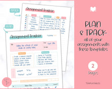 Load image into Gallery viewer, Assignment Tracker for Students | Homework & Assignment Planner | Colorful Sky