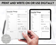 Load image into Gallery viewer, Get To Know Me Printable Game |  Get To Know You Ice Breaker Game | Employee Favorite Things, Team Building, Christmas Party | Mono