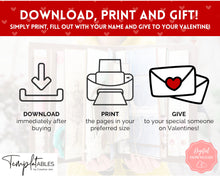 Load image into Gallery viewer, Printable Maze Valentines Day card for Kids | You're Amazing Pencil Valentine Gift | Classroom Puzzle Card