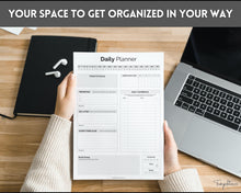 Load image into Gallery viewer, ADHD Daily Planner for Adults - Made for Neurodivergent Brains | Mono