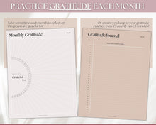 Load image into Gallery viewer, Self Care Planner & Wellness Journal BUNDLE | Printable Selfcare Tracker Checklist, Wellbeing, Mindfulness & Health Planners | Lux