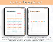 Load image into Gallery viewer, UNDATED Digital Budget Planner for GoodNotes | Digital iPad Finance Planner | Colorful Sky
