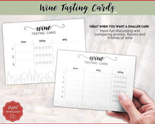 Load image into Gallery viewer, Wine Tasting Kit for Wine Nights, Bachelorette Party, Bridal Shower, Galentine's & Blind Tasting