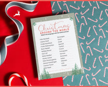 Load image into Gallery viewer, Christmas Around the World Game | Holiday Xmas Party Game Printables for the Family | Green