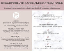 Load image into Gallery viewer, ADHD Daily Planner for Adults - Made for Neurodivergent Brains | Lux