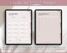 Load image into Gallery viewer, UNDATED Digital Budget Planner for GoodNotes | Digital iPad Finance Planner | Lux