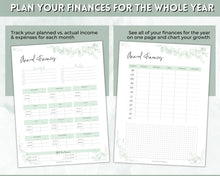 Load image into Gallery viewer, Savings Challenge Printables BUNDLE  set of 12 Saving Trackers, Cash Envelope Stuffing, A6 Budget Binder, Save Money Challenges, Mini saving