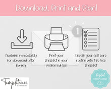 Load image into Gallery viewer, FREE - Self Care Checklist, Self-Care Planner & Selfcare Journal Tracker | Wellness Planner, Daily Wellbeing, Mindfulness, Mental Health Kit | Colorful Sky