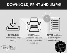 Load image into Gallery viewer, Nursing Revision Sheets for Medical School | Medicine & Nursing Students, Exam Revision Notes & Guide Templates | Mono