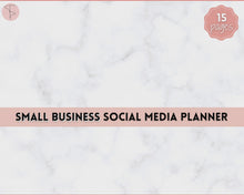 Load and play video in Gallery viewer, Social Media Planner Bundle for Small Business | Content & Marketing Planner for Instagram, YouTube, TikTok | Mono