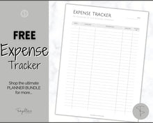 Load image into Gallery viewer, FREE - Expense Tracker Bundle | Income, Savings, Budget, Bill & Spending Tracker for Personal Finance | Mono